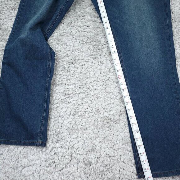 Tailor Vintage Canaan Slim Fit Stretch Jeans Men's Size 38 x 30 Dark Wash Blue - Picture 8 of 9